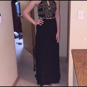 Morgan & Co 2 pc sequin dress